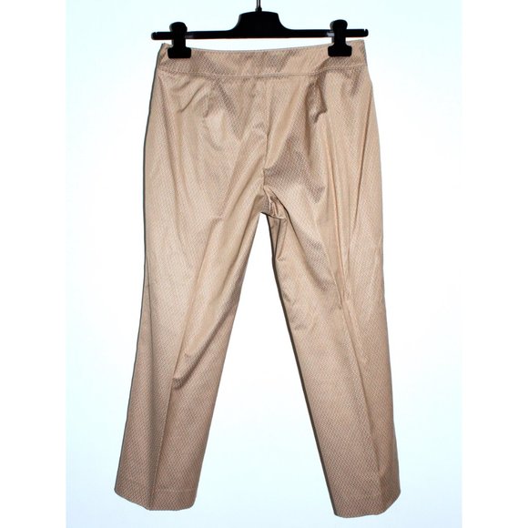 Talbots Jacquard Diamond Pattern Ankle Pants - Picture 2 of 9